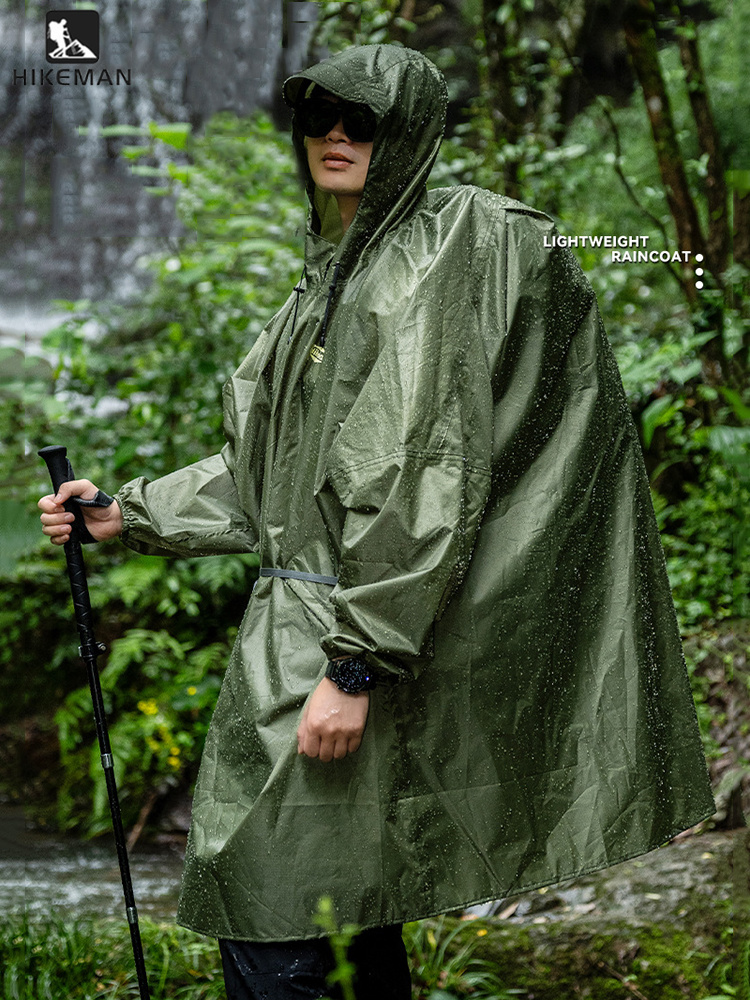 Rain Cover Backpack - Ultralekki płaszcz przeciwdeszczowy z zamkiem błyskawicznym,