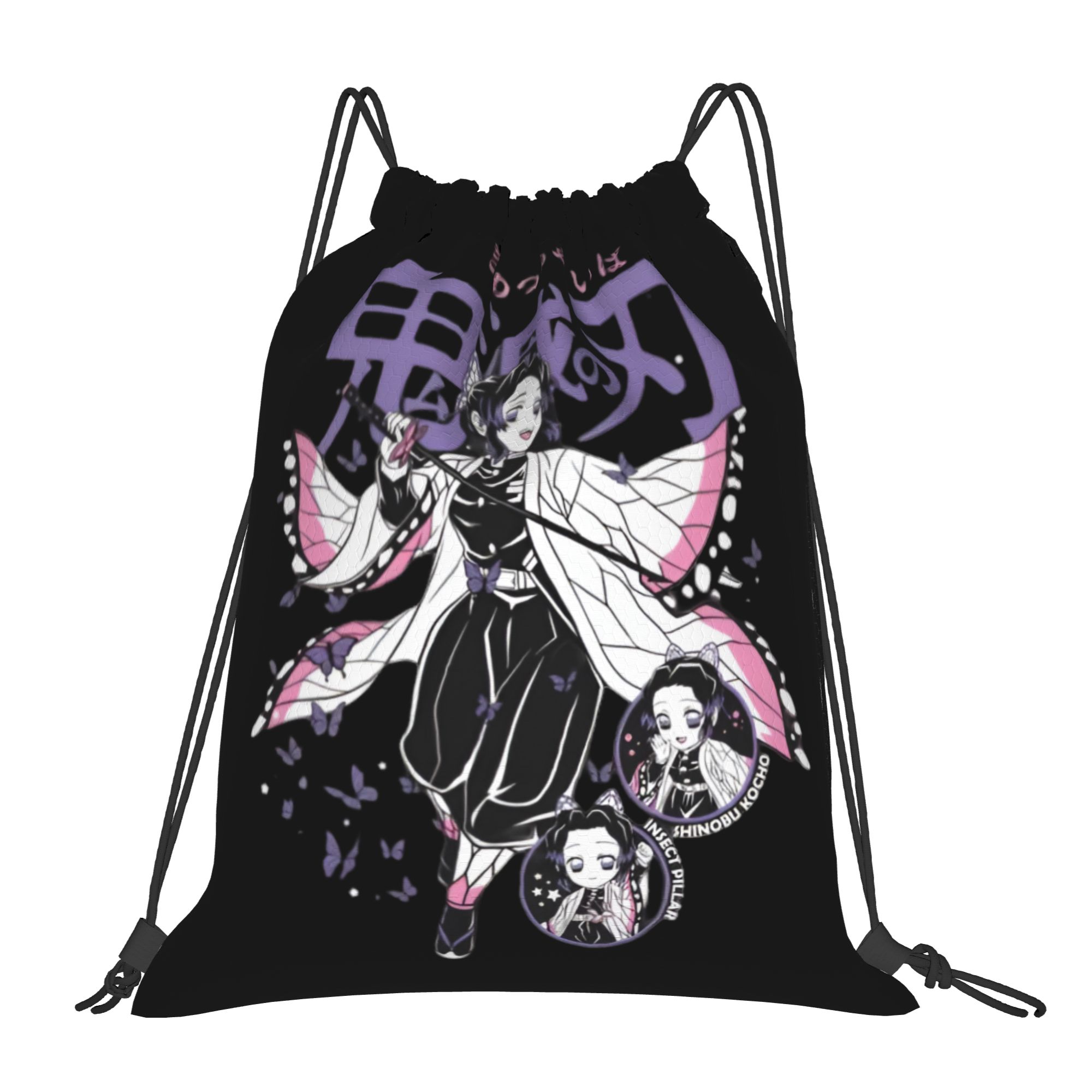 Drawstring Gym Bag - Personalizowane worki ze sznurkiem Demon Slayer
