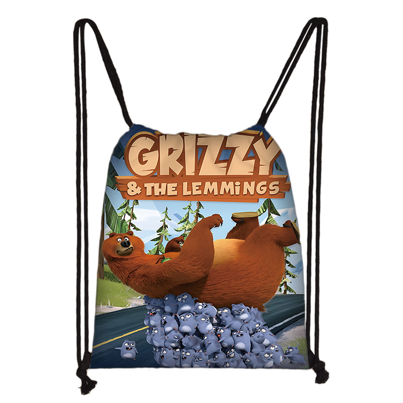 Drawstring Gym Bag - Dziecięcy sznurek z nadrukiem dla kreskówek