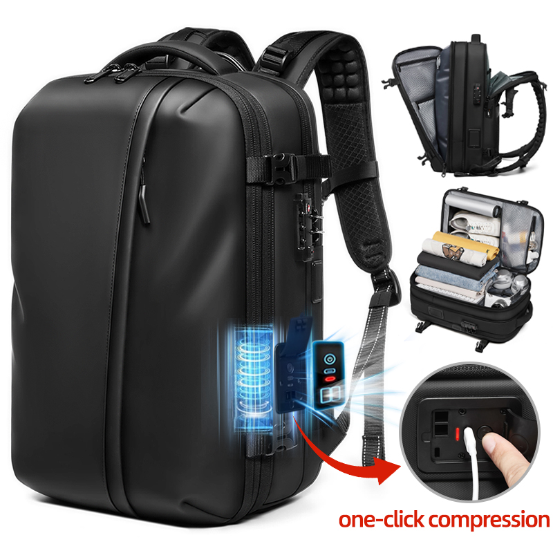 Męski plecak podróżny z pompką – Travel Backpack Anti Theft recenzja i cena