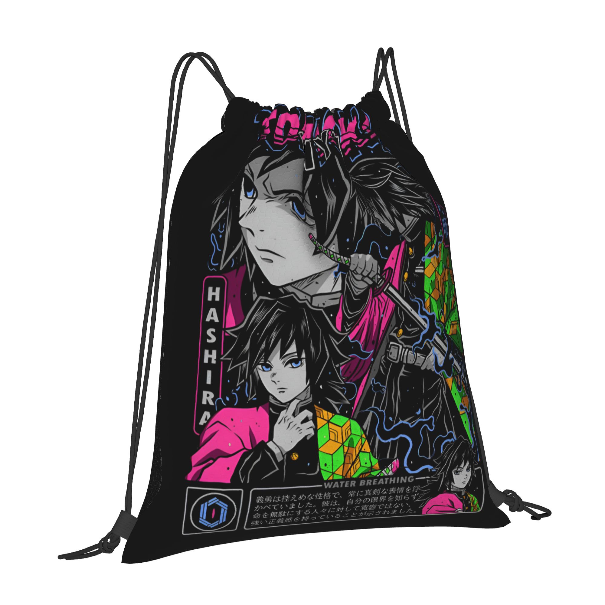 Torba ze sznurkiem Demon Slaye – Drawstring Gym Bag recenzja i cena
