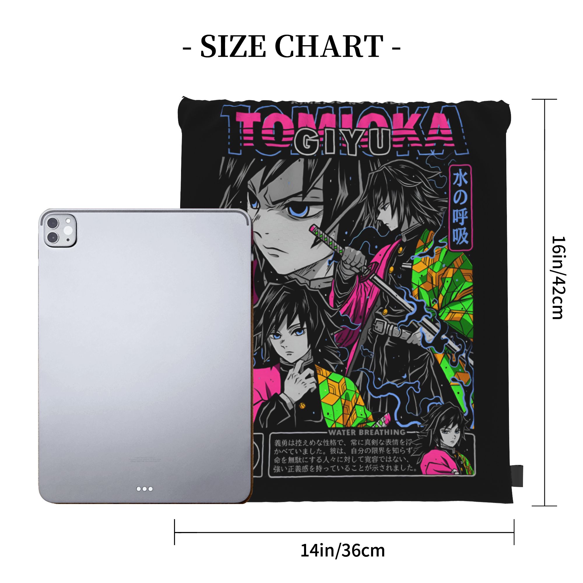 Torba ze sznurkiem Demon Slaye – Drawstring Gym Bag recenzja i cena